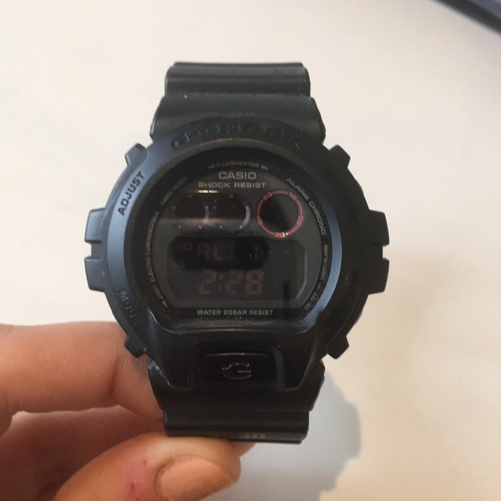 G Shock Casio Black Matte watch